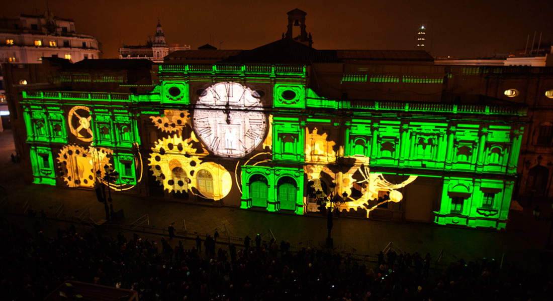 Mapping sobre un edificio