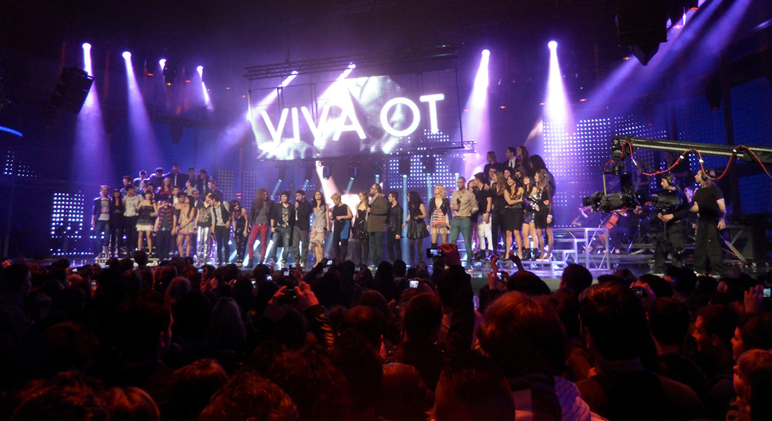 Grabación de un programa de televisión